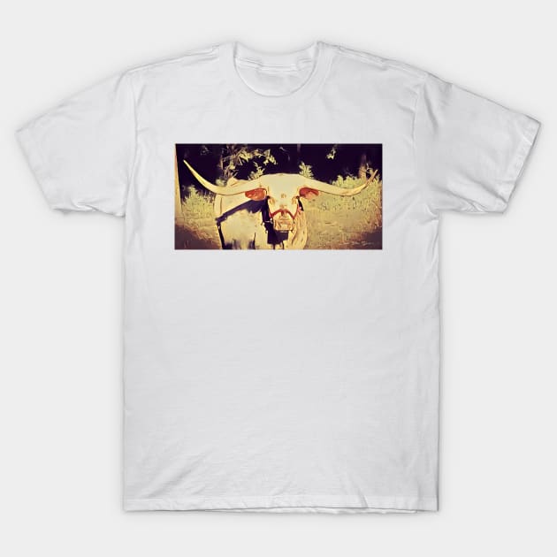 Texas Longhorn T-Shirt by davidbstudios